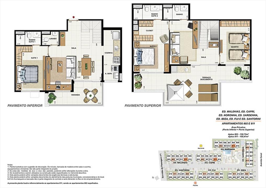 Planta CB11 | Ocean Pontal Residence – Recreio dos Bandeirantes - Rio de Janeiro - Rio de Janeiro Planta CB11 | Ocean Pontal Residence – Apartamento no Recreio dos Bandeirantes - Rio de Janeiro - Rio de Janeiro