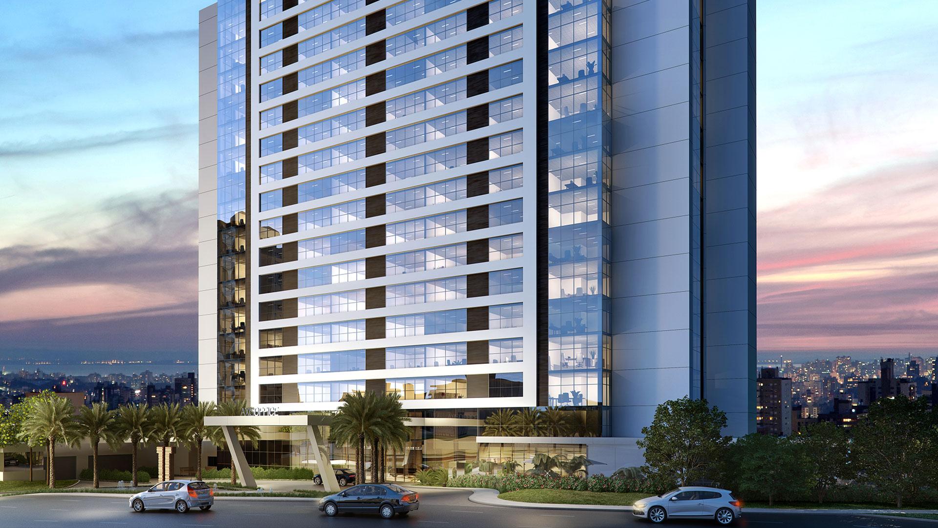 Fachada | Axis - Office – Apartamento	no  Altos de Petrópolis - Porto Alegre - Rio Grande do Sul