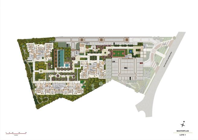 Ilustração artística da implantação | Mïstï Morumbi – Apartamento no  Morumbi - São Paulo - São Paulo