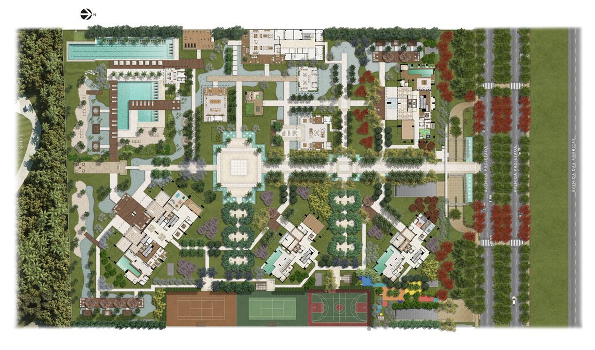 Masterplan | Riserva Golf Vista Mare Residenziale – Barra da Tijuca - Rio de Janeiro - Rio de Janeiro Masterplan | Riserva Golf Vista Mare Residenziale – Apartamento na Barra da Tijuca - Rio de Janeiro - Rio de Janeiro