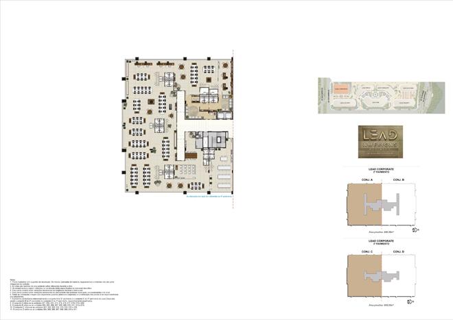 Lead Corporate – 2º e 3º Pavimento – Conjunto A e C | Lead Américas Business – Salas Comerciais na  Barra da Tijuca - Rio de Janeiro - Rio de Janeiro
