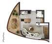Apartamento tipo 3 - Duplex inferior P2 | Cyrela by Pininfarina – Apartamento na  Vila Olímpia - São Paulo - São Paulo