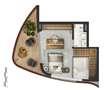 Apartamento tipo 3 - Duplex superior P2 | Cyrela by Pininfarina – Apartamento na  Vila Olímpia - São Paulo - São Paulo