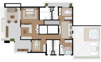 SKR Campo Belo Planta Duplex Superior rotacionada | Tom 1102 – Apartamento no  Campo Belo - São Paulo - São Paulo