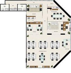 Planta 227,21 m² | América Centro Empresarial – Salas Comerciais na  Mata da Praia - Vitória - Espírito Santo