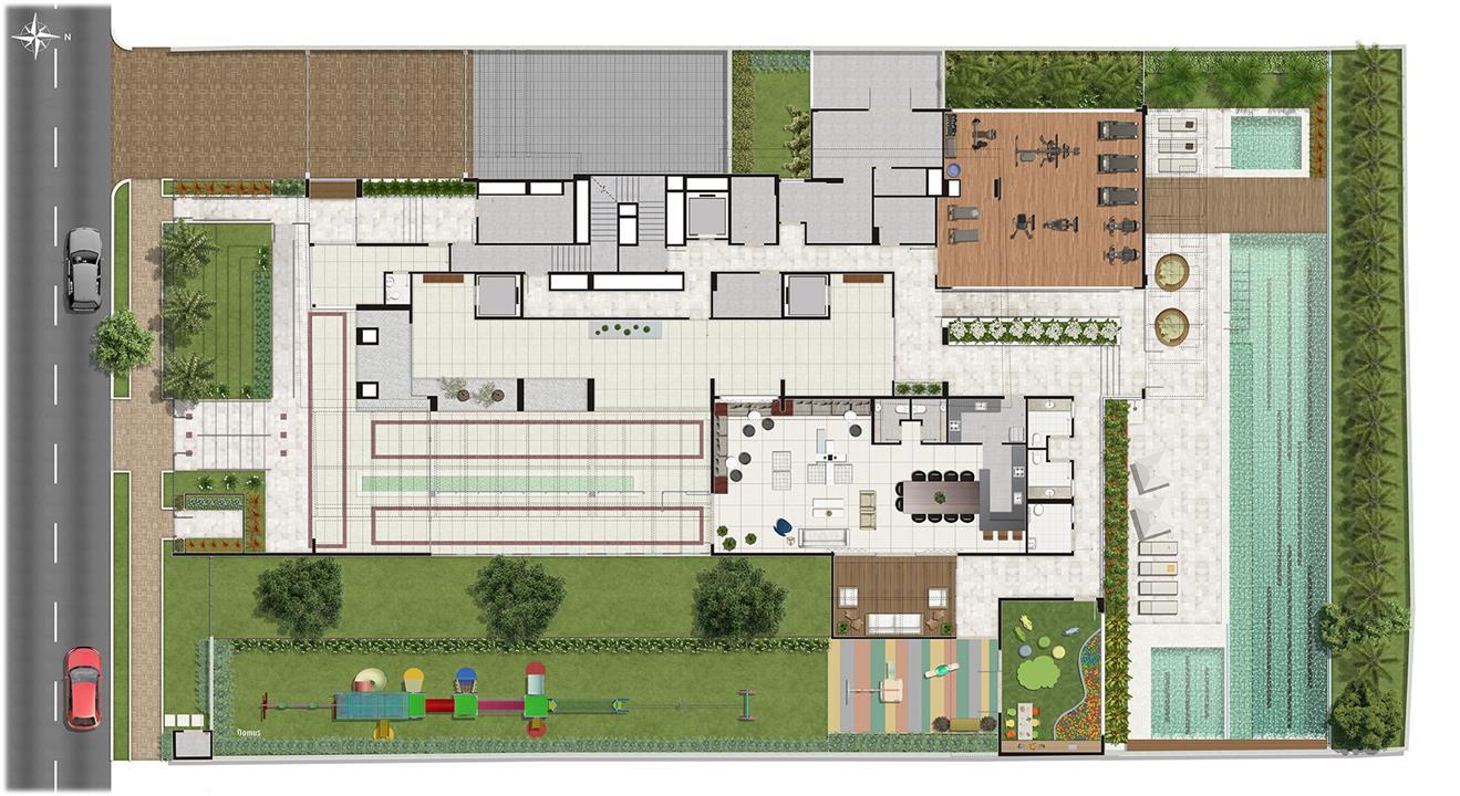 Perspectiva ilustrada da implantação | Storia Vila Clementino by Cyrela – Vila Clementino - São Paulo - São Paulo Perspectiva ilustrada da implantação | Storia Vila Clementino by Cyrela – Apartamento na Vila Clementino - São Paulo - São Paulo