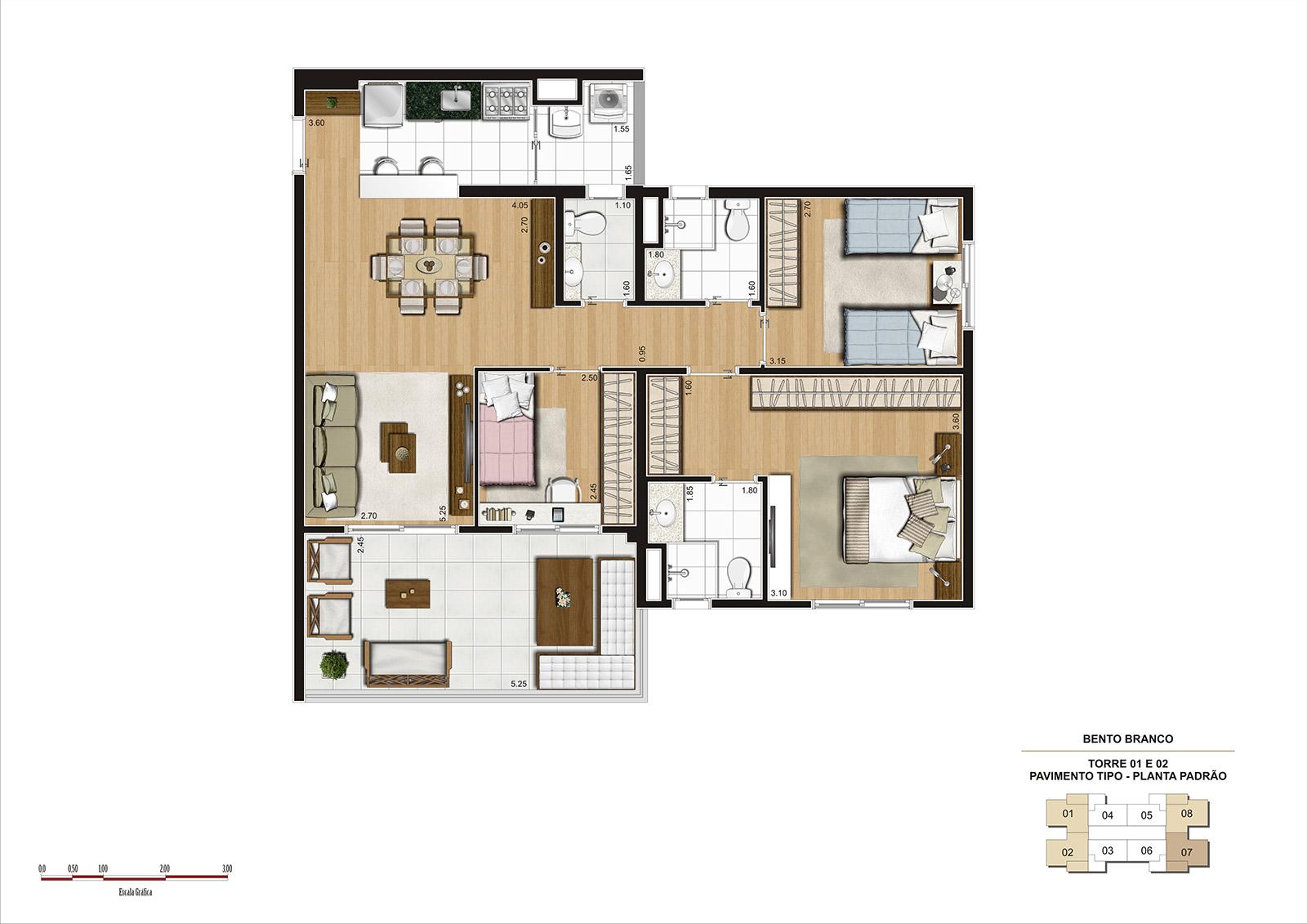 PLANTA 92M² PADRÃO | Panamerica Brickell – Apartamento em  Santo Amaro - São Paulo - São Paulo