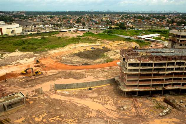Início das obras | Jardim de Valencia – Apartamento	no  Parque Verde - Belém - Pará