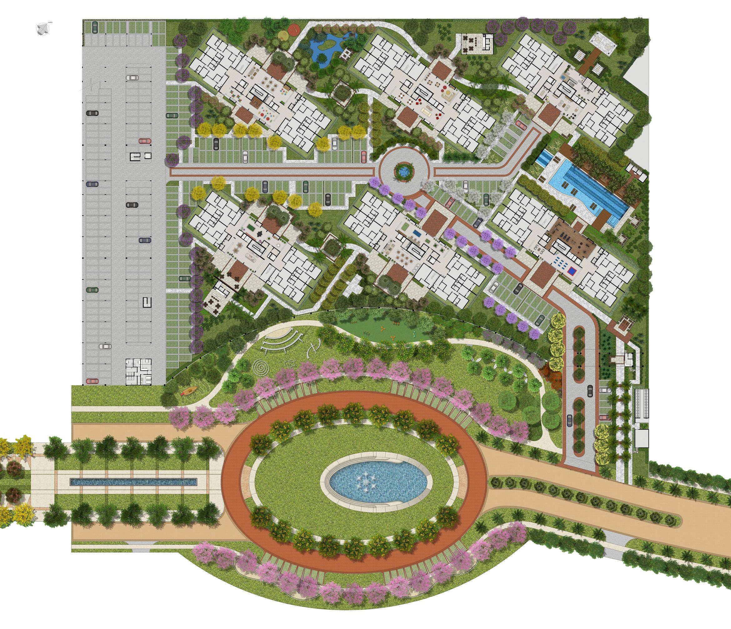 Implantação | Jardim de Valencia – Parque Verde - Belém - Pará Implantação | Jardim de Valencia – Apartamento no Parque Verde - Belém - Pará