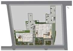 Implantação Térreo 1ª e 2ª Incorporação | MEDPLEX - Torre Norte  – Salas Comerciais no  Centro do Eixo Hospitalar  - Porto Alegre - Rio Grande do Sul