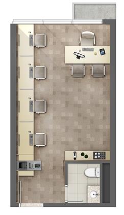 Empresa de Softwares Médicos - Área 31m² - Torre Norte Office | MEDPLEX - Torre Norte  – Salas Comerciais no  Centro do Eixo Hospitalar  - Porto Alegre - Rio Grande do Sul