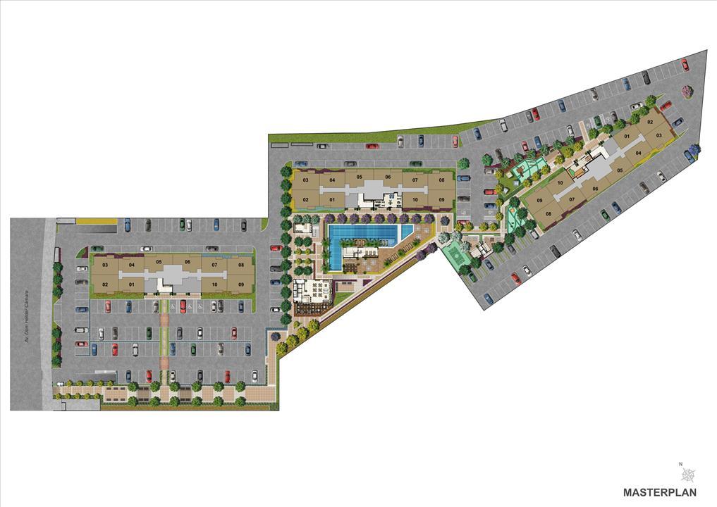 MASTERPLAN | Vidamerica Clube Residencial – Del Castilho - Rio de Janeiro - Rio de Janeiro MASTERPLAN | Vidamerica Clube Residencial – Apartamento no Del Castilho - Rio de Janeiro - Rio de Janeiro