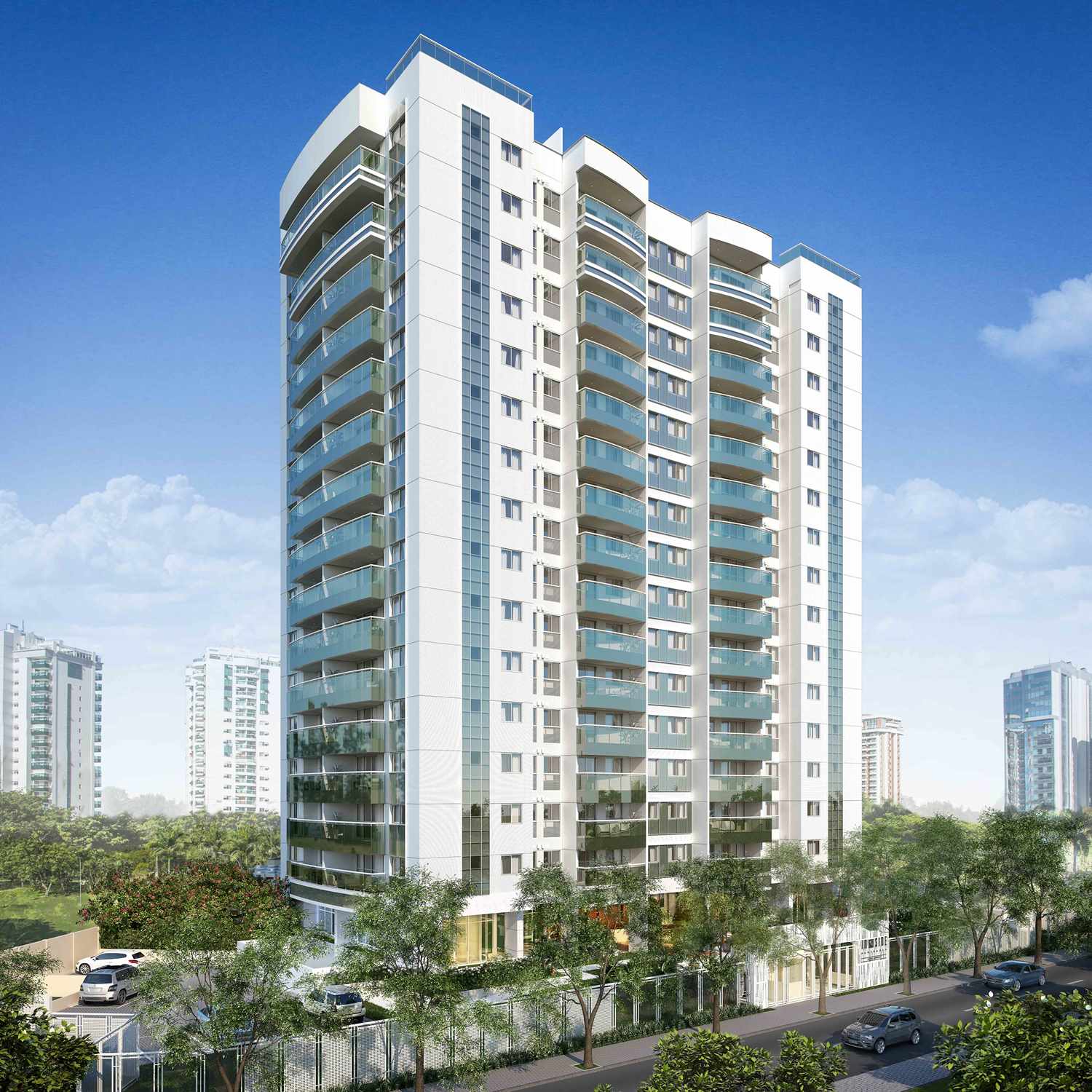 Fachada | IN SIDE PENÍNSULA HOME DESIGN – Apartamento	na  Barra da Tijuca - Rio de Janeiro - Rio de Janeiro