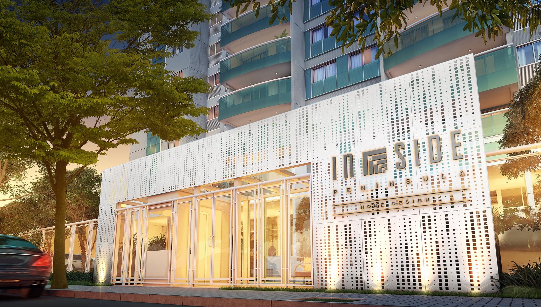 Fachada | IN SIDE PENÍNSULA HOME DESIGN – Apartamento	na  Barra da Tijuca - Rio de Janeiro - Rio de Janeiro