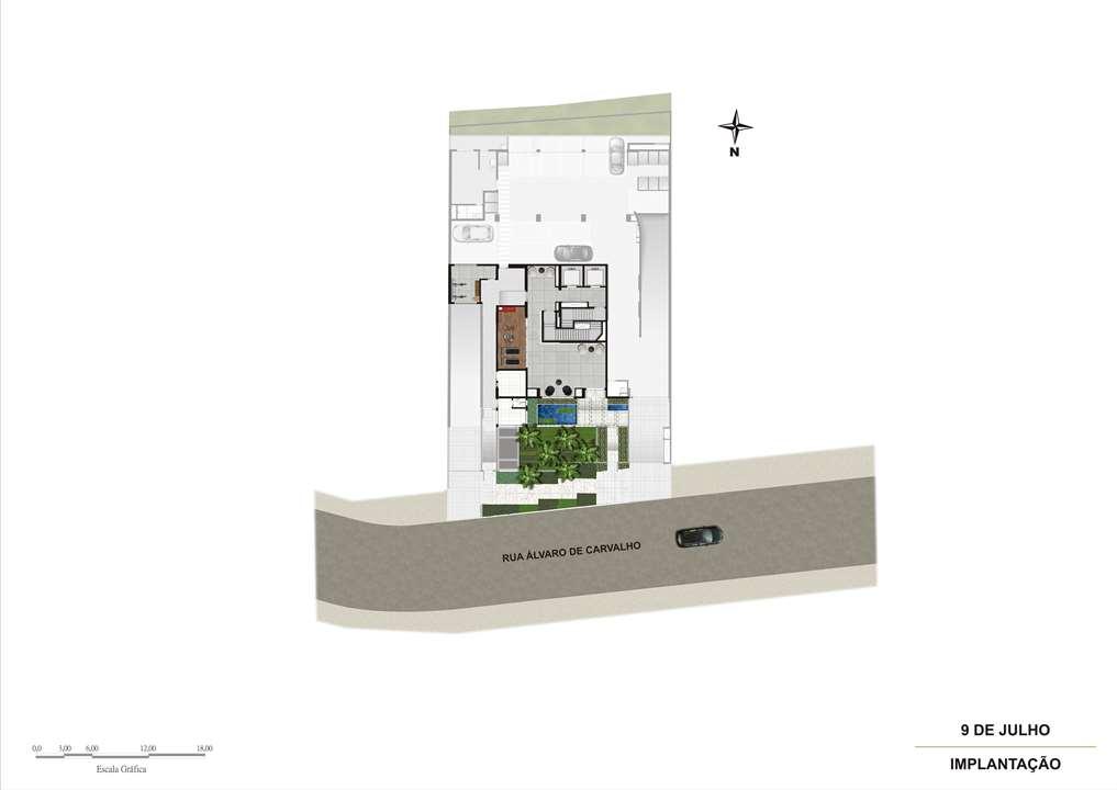 Perspectiva ilustrada da Implantação | Cyrela InSPired in São Paulo – Consolação - São Paulo - São Paulo Perspectiva ilustrada da Implantação | Cyrela InSPired in São Paulo – Apartamento na Consolação - São Paulo - São Paulo