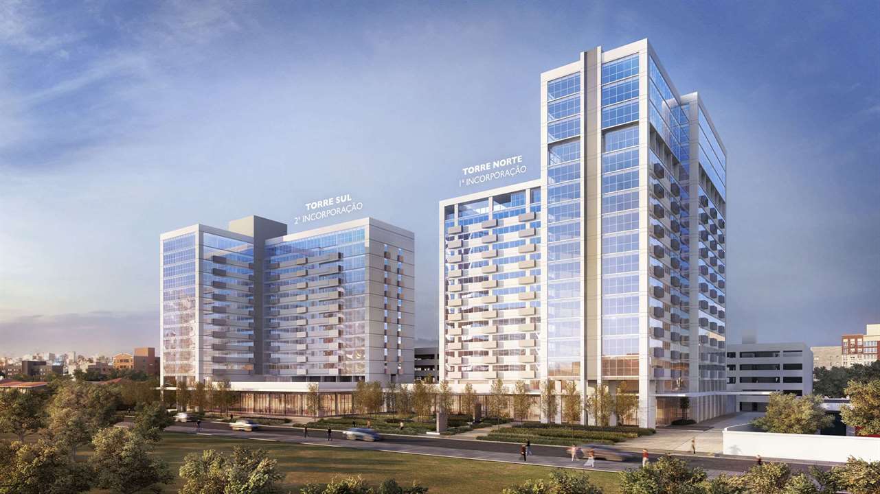 Fachada | MEDPLEX - Torre Sul – Salas Comerciais	no  Centro do Eixo Hospitalar  - Porto Alegre - Rio Grande do Sul