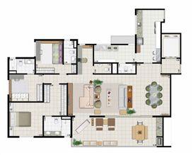 3 suítes living ampliado - 187 m² | Farol da Ilha – Apartamento na  Ponta D'areia - São Luís - Maranhão