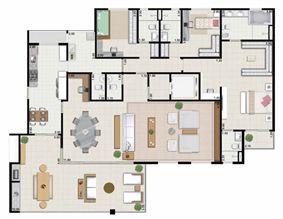 3 suítes living ampliado - 239 m² | Farol da Ilha – Apartamento na  Ponta D'areia - São Luís - Maranhão
