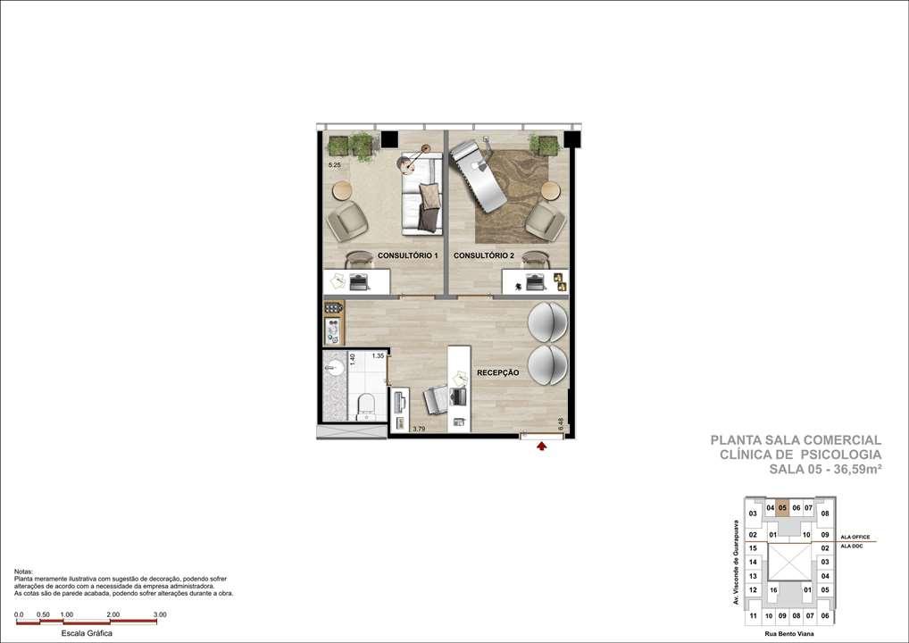 Sala Comercial com 36m² - Sugestão de Clínica de Psicologia | DOC Castelo Batel – Batel - Curitiba - Paraná Sala Comercial com 36m² - Sugestão de Clínica de Psicologia | DOC Castelo Batel – Salas Comerciais no Batel - Curitiba - Paraná