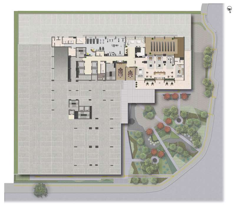 Implantação - 4º Pavimento | Medplex Eixo Norte – Av. Assis Brasil - Porto Alegre - Rio Grande do Sul Implantação - 4º Pavimento | Medplex Eixo Norte – Salas Comerciais na Av. Assis Brasil - Porto Alegre - Rio Grande do Sul
