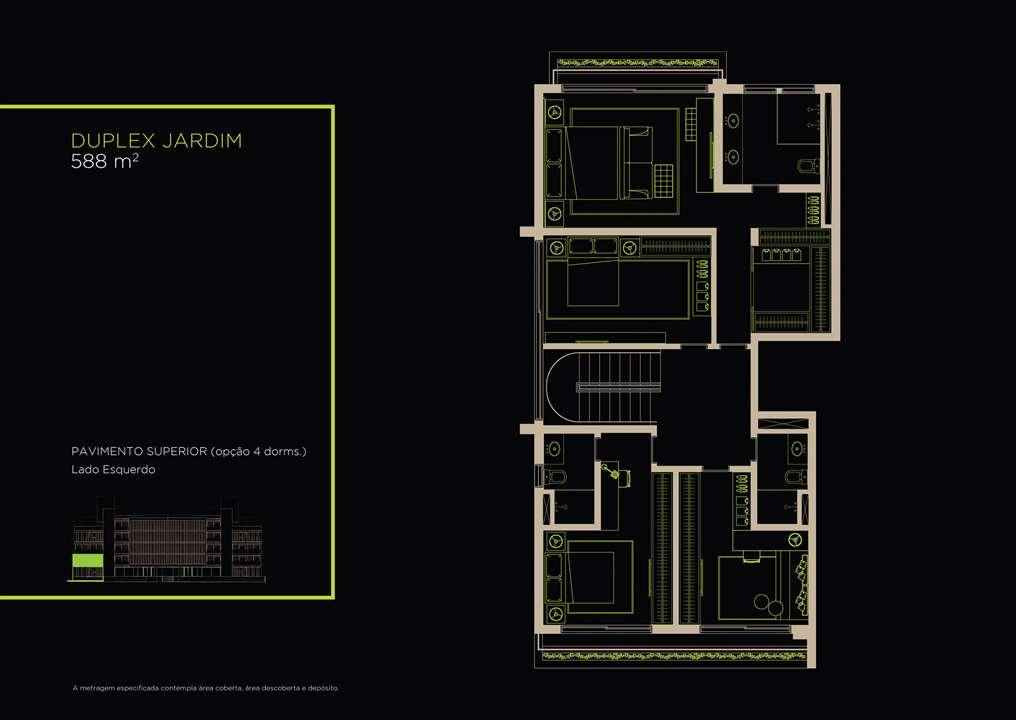 Duplex Jardim 588m² Opção 4 Dorms. | Arruda 168 – Alto de Pinheiros - São Paulo - São Paulo Duplex Jardim 588m² Opção 4 Dorms. | Arruda 168 – Apartamento no Alto de Pinheiros - São Paulo - São Paulo