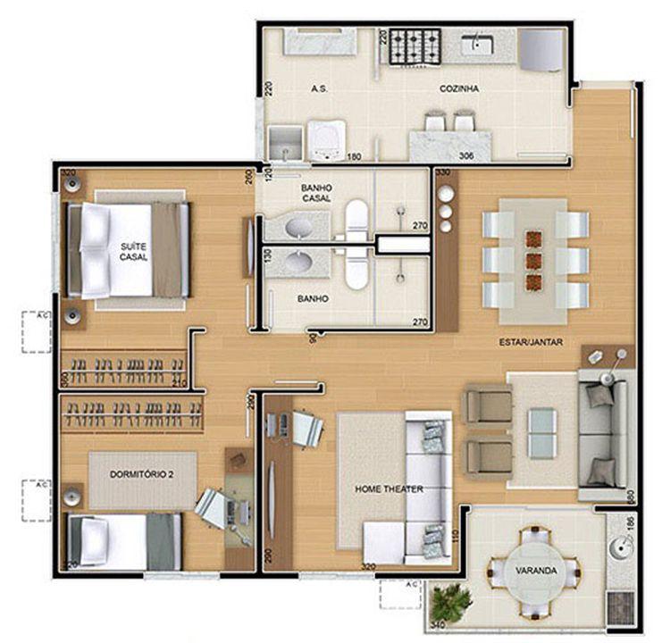 Torres 2 e 3 - 3 Quartos - 82 m² - Planta opção - 2 quartos e Sala ampliada | Reserva Verde Residencial Park – Laranjeiras - Serra - Espírito Santo Torres 2 e 3 - 3 Quartos - 82 m² - Planta opção - 2 quartos e Sala ampliada | Reserva Verde Residencial Park – Apartamento em Laranjeiras - Serra - Espírito Santo