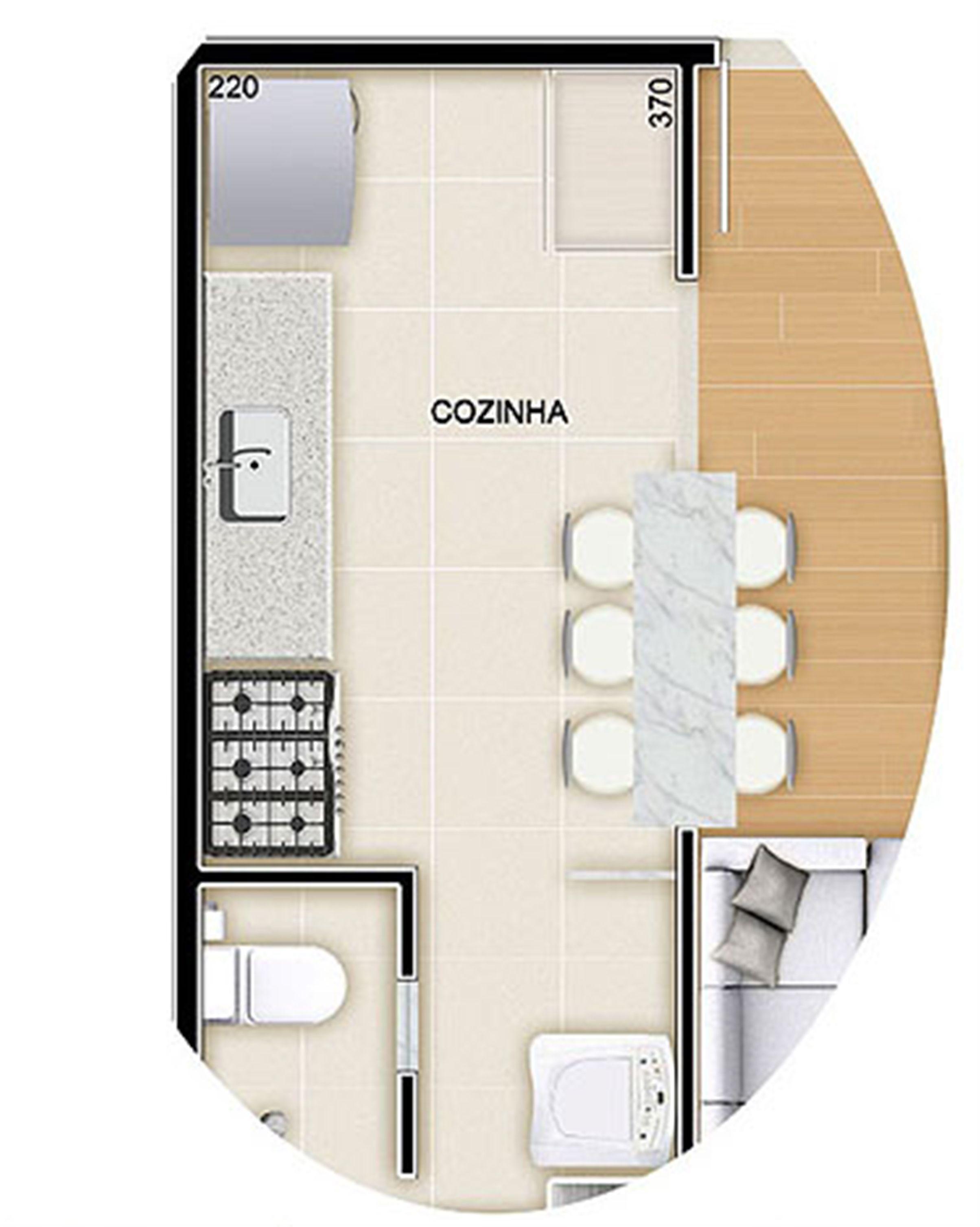 Torres 2 e 3 - 3 Quartos - 90 m² - Planta opção - Cozinha Americana | Reserva Verde Residencial Park – Apartamento em  Laranjeiras - Serra - Espírito Santo