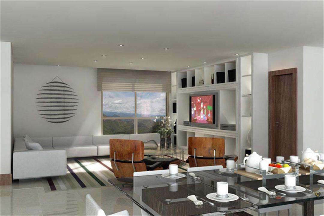 Sala de Estar | Olympus - Apolo e Athena – Apartamento	na  Vila da Serra - Nova Lima - Minas Gerais