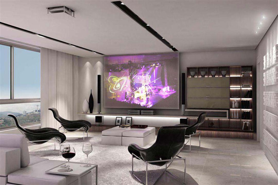 Sala de Estar | Olympus - Apolo e Athena – Apartamento	na  Vila da Serra - Nova Lima - Minas Gerais