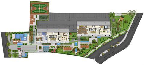 Perspectiva Ilustrada da Implantação | Acqua Verde Family Space – Apartamento no  Água Verde - Curitiba - Paraná