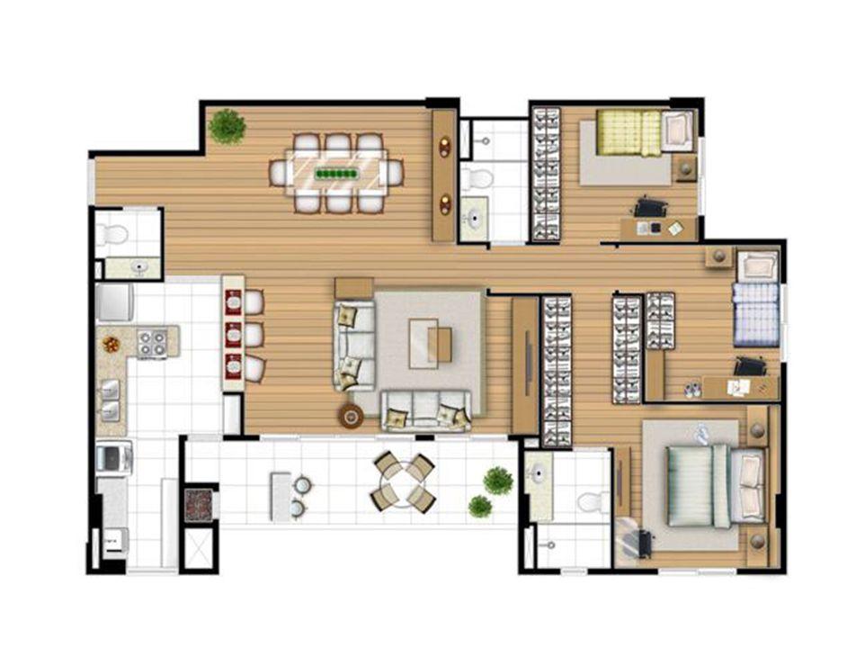 Planta opção 113 m² - Sala ampliada | Acqua Verde Family Space – Água Verde - Curitiba - Paraná Planta opção 113 m² - Sala ampliada | Acqua Verde Family Space – Apartamento no Água Verde - Curitiba - Paraná