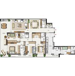 Planta 185,87 m² - 102 a 502 | Galleria Paissandu – Apartamento no  Flamengo - Rio de Janeiro - Rio de Janeiro
