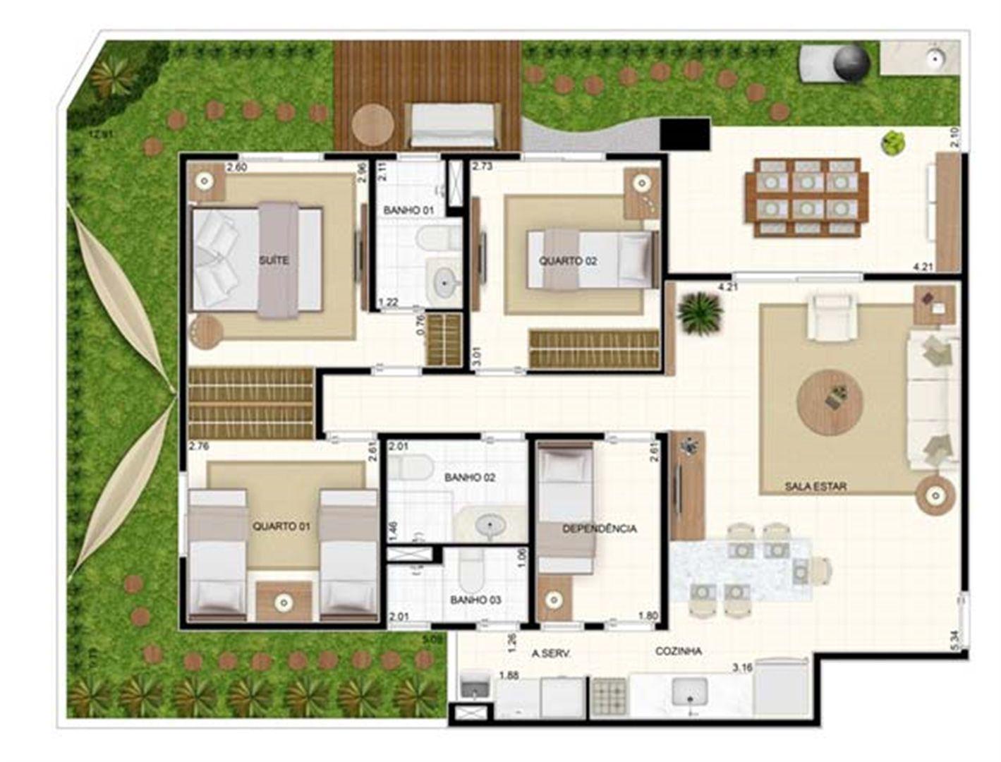 Giardino 3 dorms 129,10m² | Vita 2 Residencial Clube – Apartamento no  Pitimbu - Natal - Rio Grande do Norte