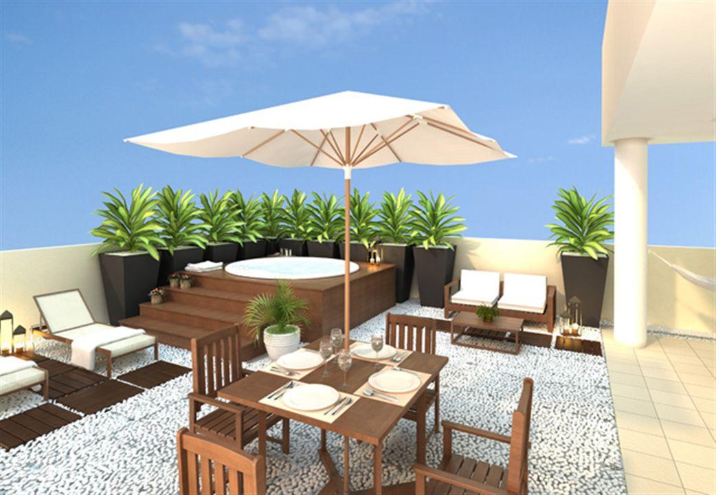 Varanda | Sttilo Clube Residence – Apartamento	na  Nova Parnamirim - Parnamirim - Rio Grande do Norte