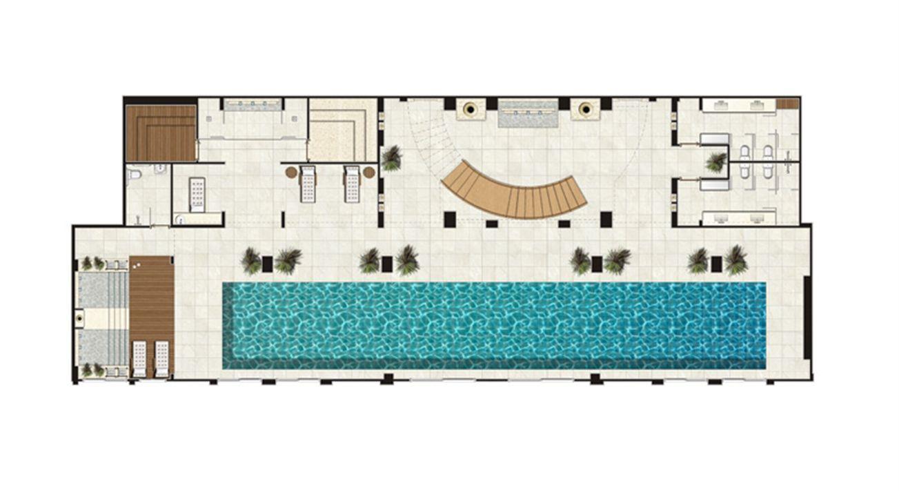 Área Comum | Andalus by Cyrela – Morumbi - São Paulo - São Paulo Área Comum | Andalus by Cyrela – Apartamento no Morumbi - São Paulo - São Paulo