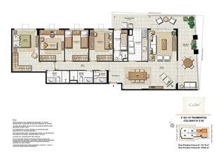 Planta 4 quartos - 141,18 m² | Le Grand Miguel Couto – Apartamento no  Jardim Icaraí - Niterói - Rio de Janeiro