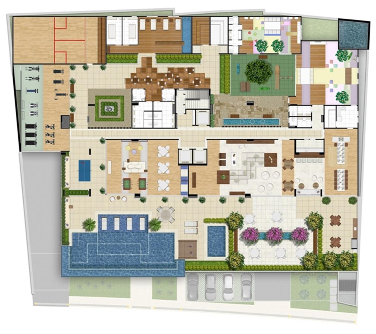 Perspectiva Ilustrada da Implantação (2) | Infinity Areia Preta – Apartamento na  Areia Preta - Natal - Rio Grande do Norte