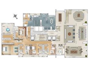Planta Cobertura 1 - Cronos | Olympus - Cronos e Gaia – Apartamento na  Vila da Serra - Nova Lima - Minas Gerais
