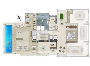 Planta Cobertura 2 - Cronos | Olympus - Cronos e Gaia – Apartamento na  Vila da Serra - Nova Lima - Minas Gerais
