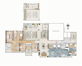 Planta Tipo ímpar - Gaia | Olympus - Cronos e Gaia – Apartamento na  Vila da Serra - Nova Lima - Minas Gerais