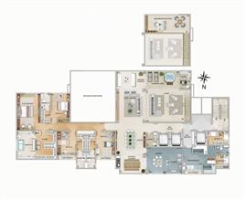 Planta Tipo Par - Gaia | Olympus - Cronos e Gaia – Apartamento na  Vila da Serra - Nova Lima - Minas Gerais