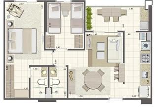 Planta de Suiter Master Varanda Gourmet | Brisas Life – Apartamento em  Altos do Calhau - São Luís - Maranhão