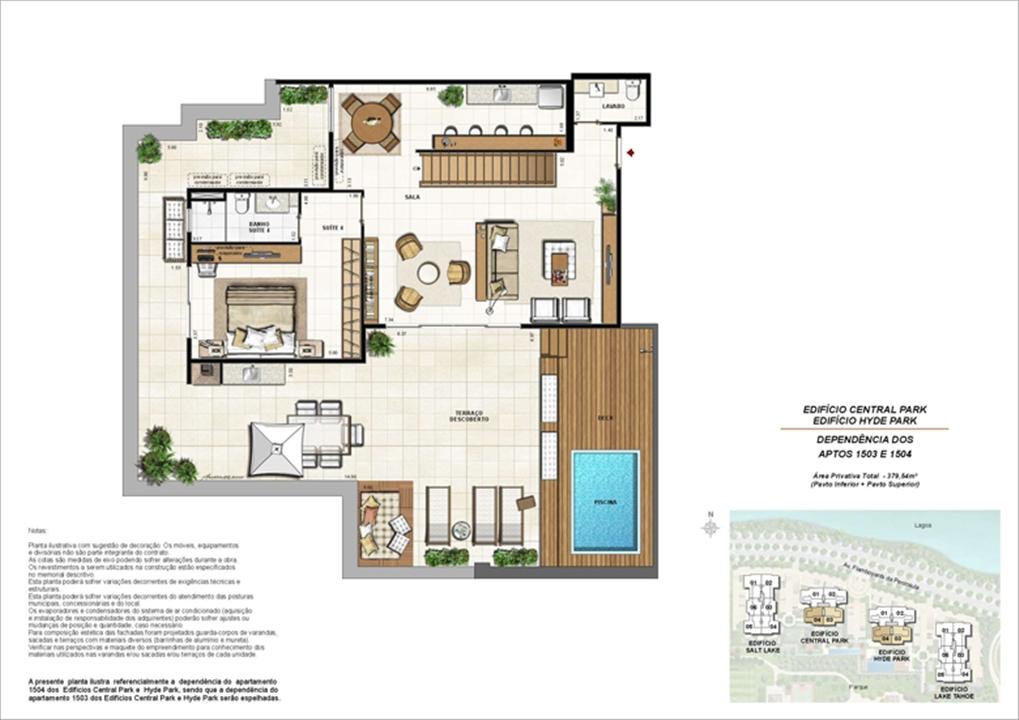 Ed. Central Park e Ed. Hyde Park - Cob. 379 m² (duplex - pav. superior) | 360º On The Park – Barra da Tijuca - Rio de Janeiro - Rio de Janeiro Ed. Central Park e Ed. Hyde Park - Cob. 379 m² (duplex - pav. superior) | 360º On The Park – Apartamento na Barra da Tijuca - Rio de Janeiro - Rio de Janeiro