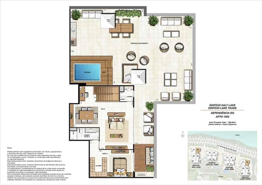 Ed. Salt Lake e Ed. Lake Tahoe - Cob. 384 m² (duplex - pav. superior) | 360º On The Park – Barra da Tijuca - Rio de Janeiro - Rio de Janeiro Ed. Salt Lake e Ed. Lake Tahoe - Cob. 384 m² (duplex - pav. superior) | 360º On The Park – Apartamento na Barra da Tijuca - Rio de Janeiro - Rio de Janeiro