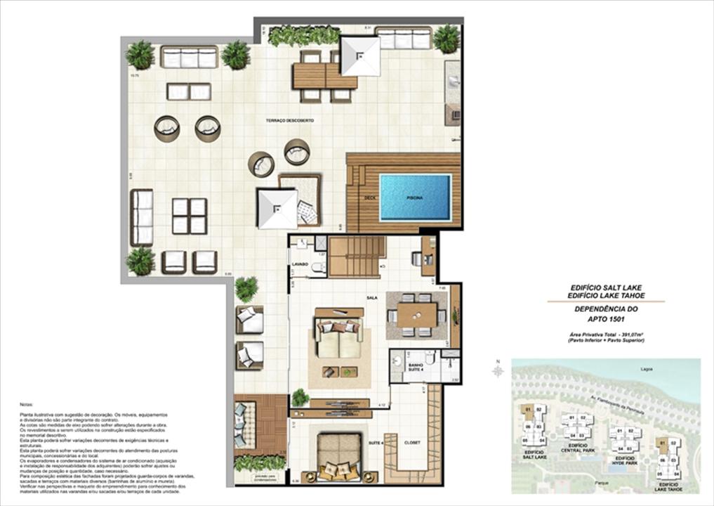 Ed. Salt Lake e Ed. Lake Tahoe - Cob. 391 m² (duplex - pav. superior) | 360º On The Park – Barra da Tijuca - Rio de Janeiro - Rio de Janeiro Ed. Salt Lake e Ed. Lake Tahoe - Cob. 391 m² (duplex - pav. superior) | 360º On The Park – Apartamento na Barra da Tijuca - Rio de Janeiro - Rio de Janeiro
