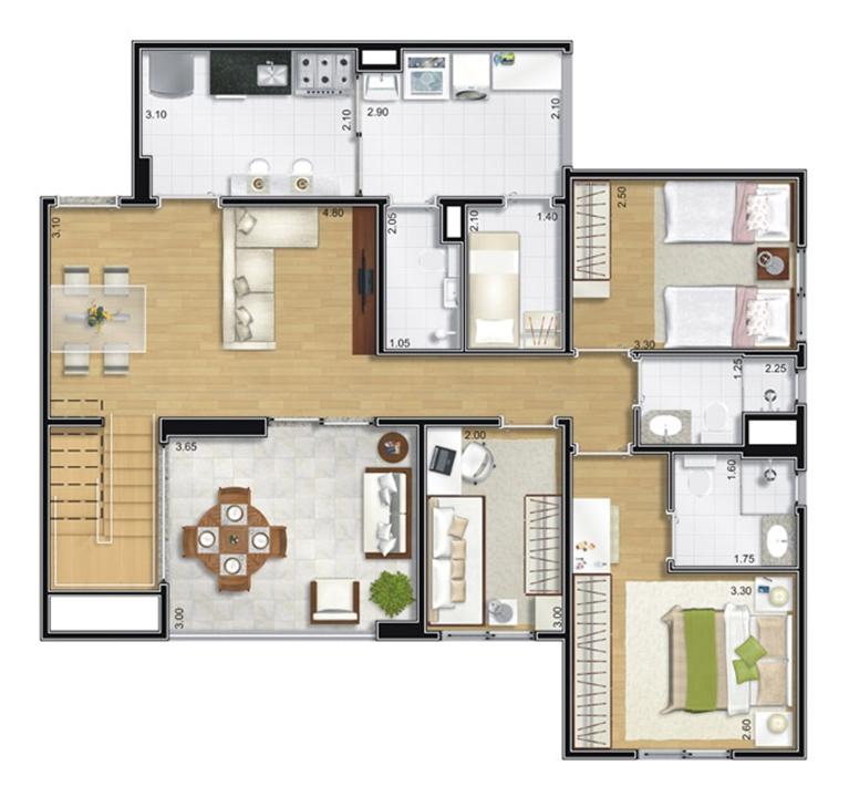 Cobertura Duplex Inferior | Camino – Belém - São Paulo - São Paulo Cobertura Duplex Inferior | Camino – Apartamento no Belém - São Paulo - São Paulo