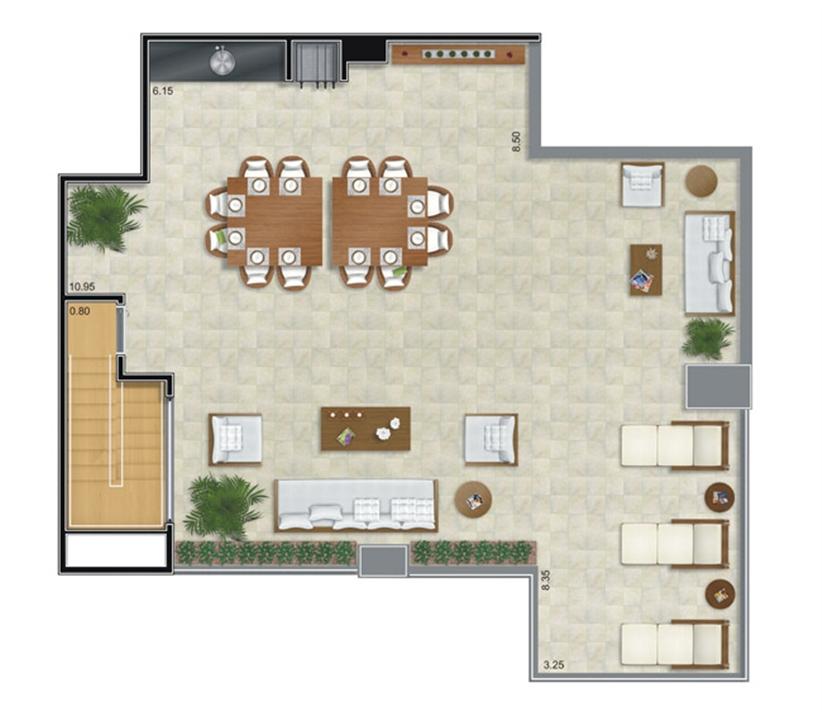 Cobertura Duplex Superior | Camino – Belém - São Paulo - São Paulo Cobertura Duplex Superior | Camino – Apartamento no Belém - São Paulo - São Paulo