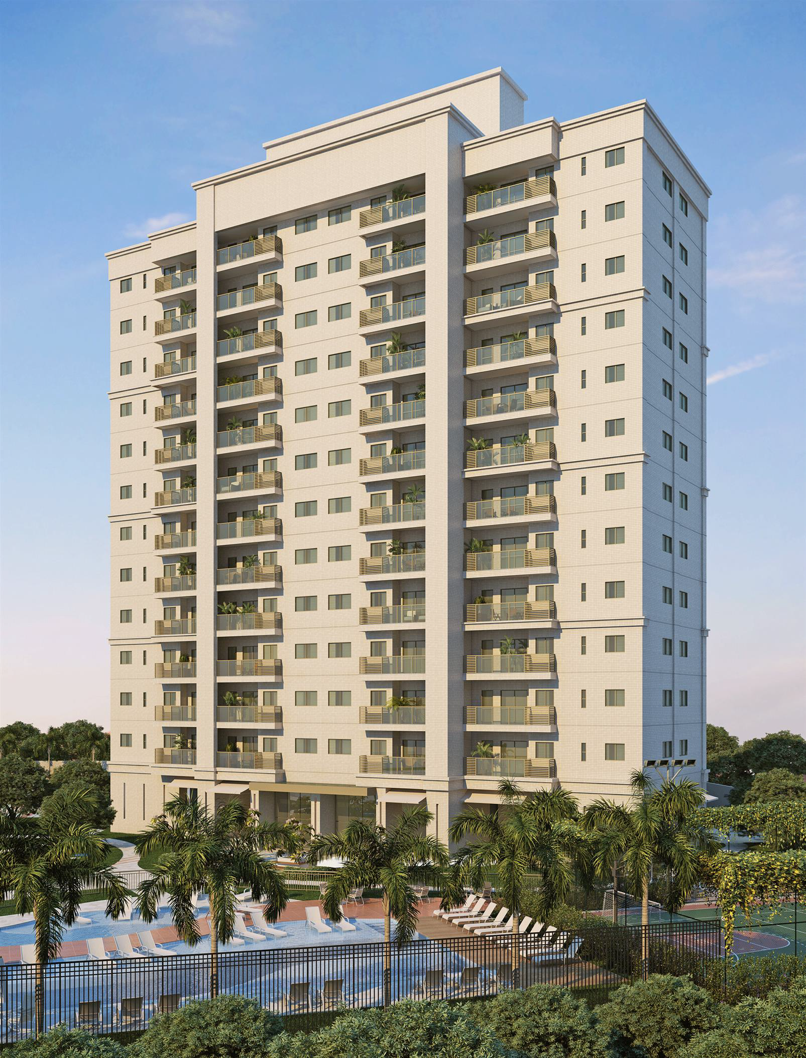 Fachada | Jardim de Toscana – Apartamento	em  Altos do Calhau - São Luís - Maranhão