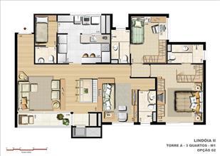 113 m² privativos   Opção 2 Suítes + Living Estendido + Dependência Completa | Cennario Lindóia – Apartamento no  Jardim Lindóia - Porto Alegre - Rio Grande do Sul
