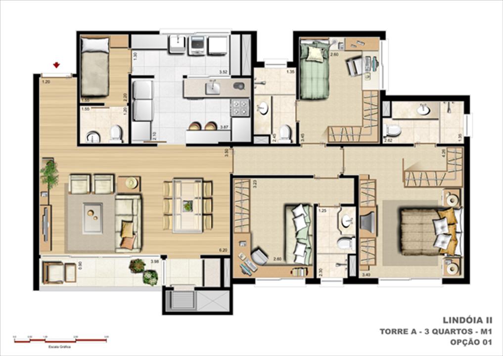 113 m² privativos Opção 3 Suítes + Dependência Completa | Cennario Lindóia – Jardim Lindóia - Porto Alegre - Rio Grande do Sul 113 m² privativos Opção 3 Suítes + Dependência Completa | Cennario Lindóia – Apartamento no Jardim Lindóia - Porto Alegre - Rio Grande do Sul